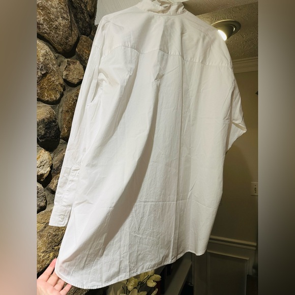 NWOT Frank & Eileen VICTORIA Italian Tuxedo Shirt. Size M. - Picture 13 of 16